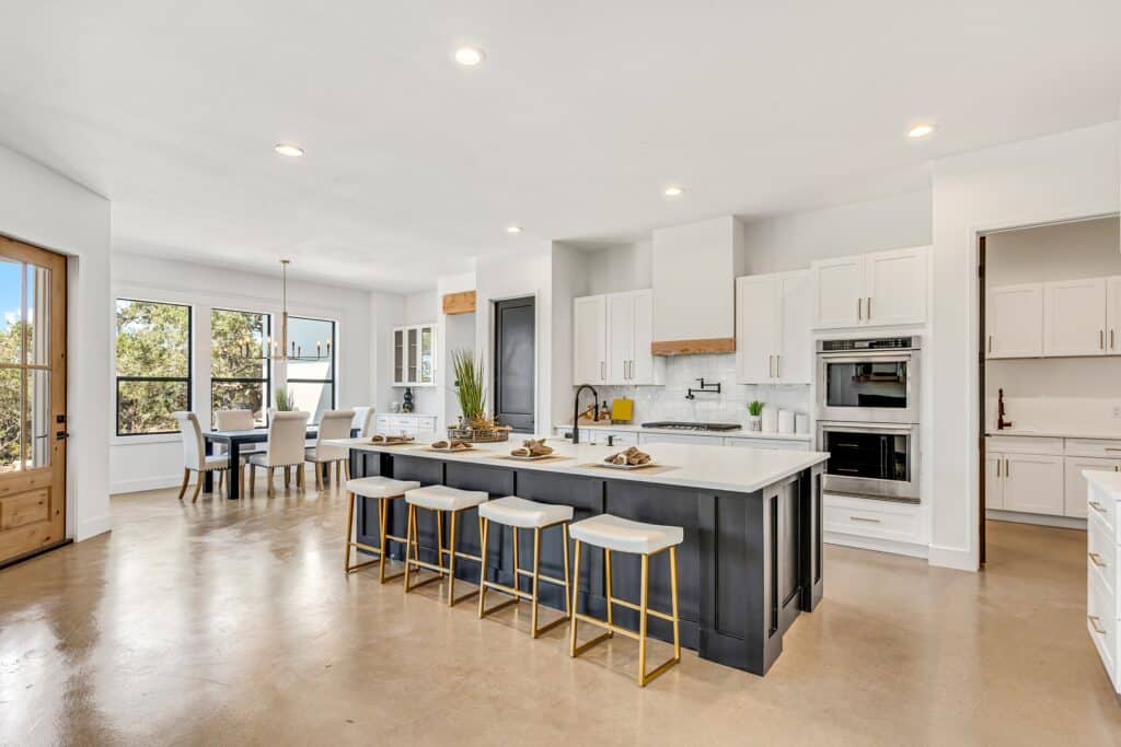 Kitchen Remodeling after it was done. New modern updated kitchen